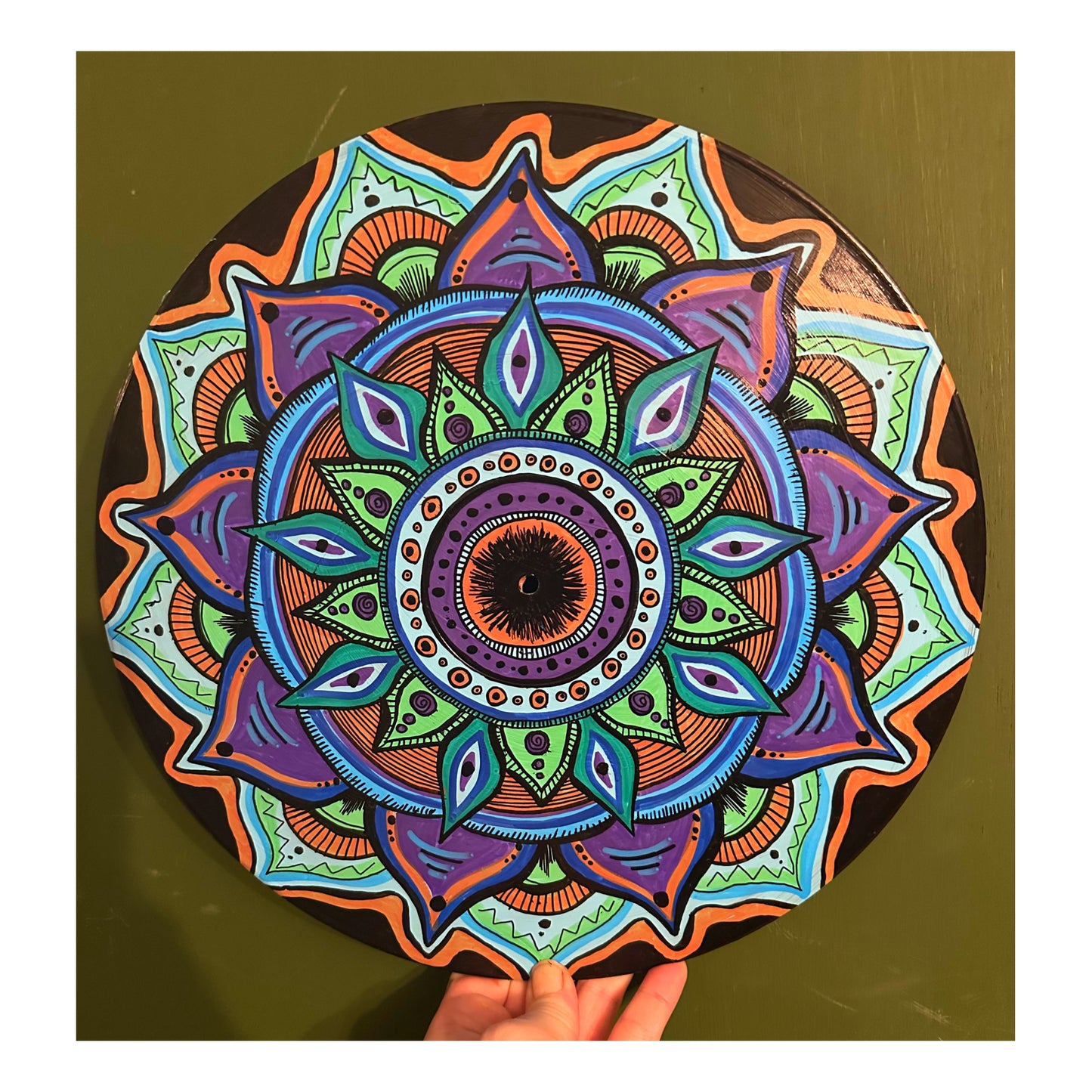 Blue Mandala Vinyl Record