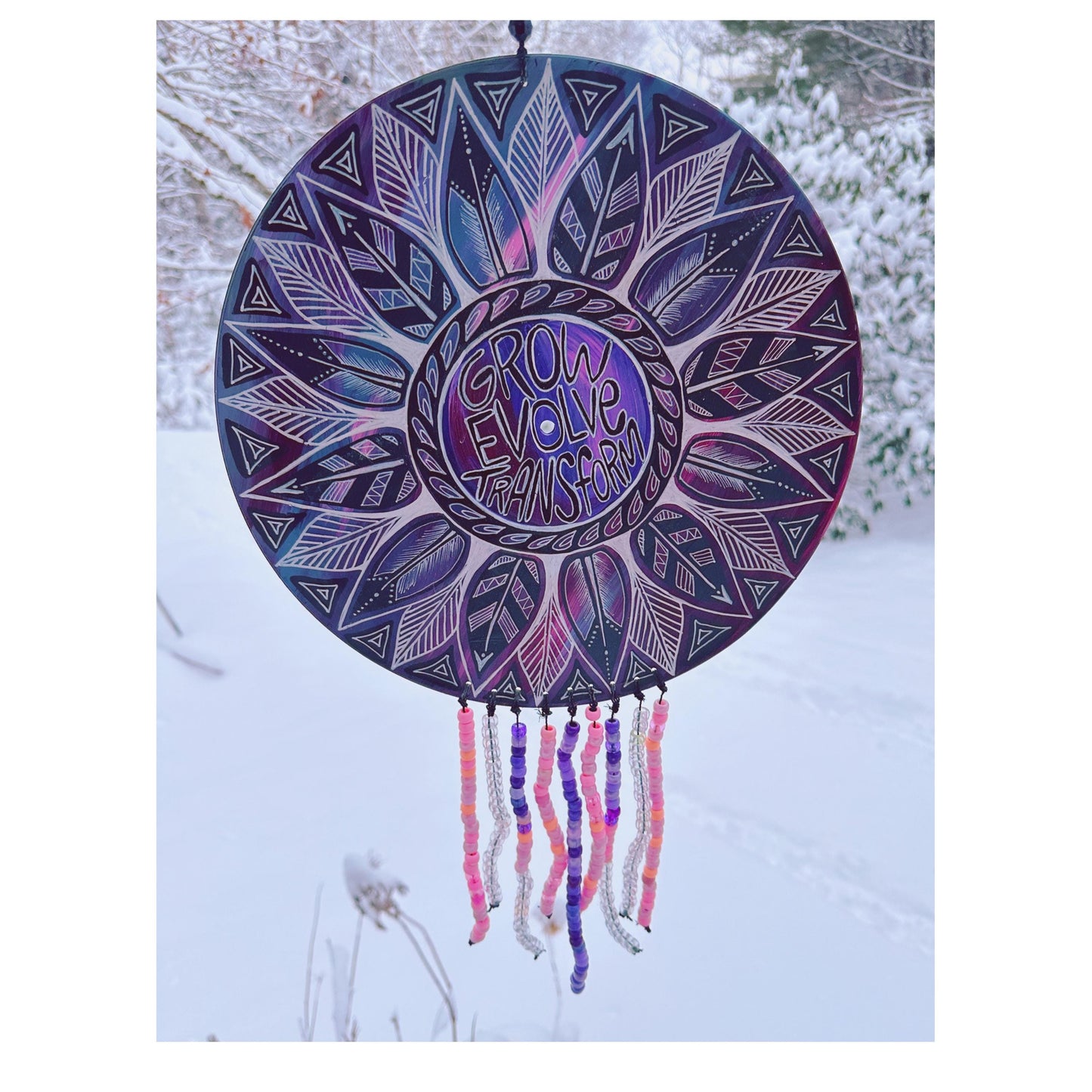 Grow Evolve Transform Beaded Vinyl Record