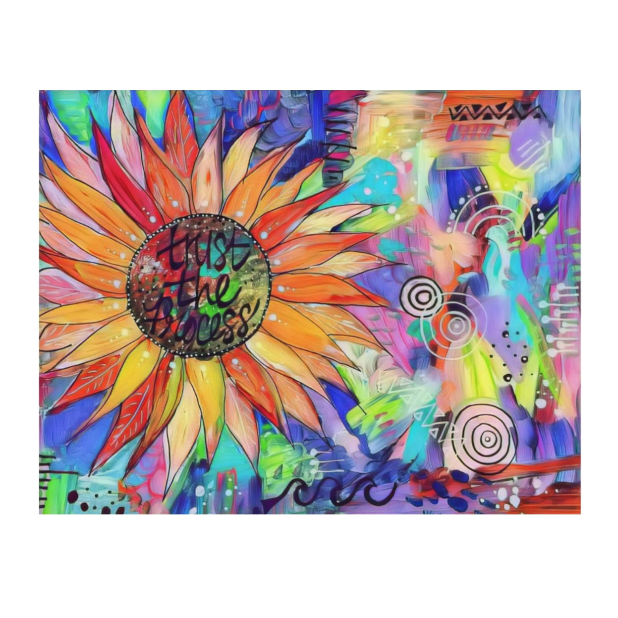 Trust The Process Art Print