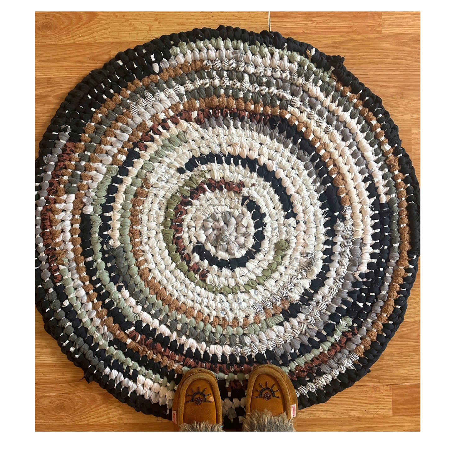 Earthy Tones Rag Rug