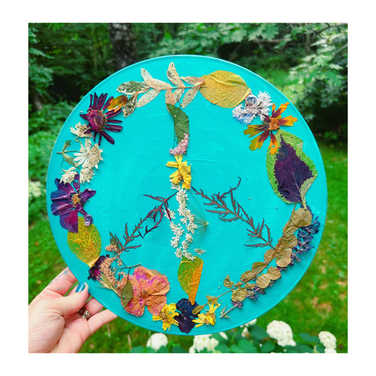 Peace - dried flowers Vinyl Record