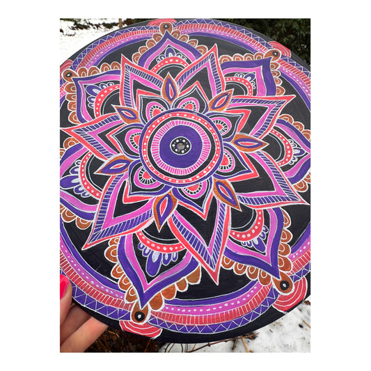 Pink Mandala Vinyl Record