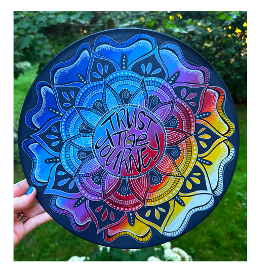 Trust The Journey Handpainted Vinyl Record