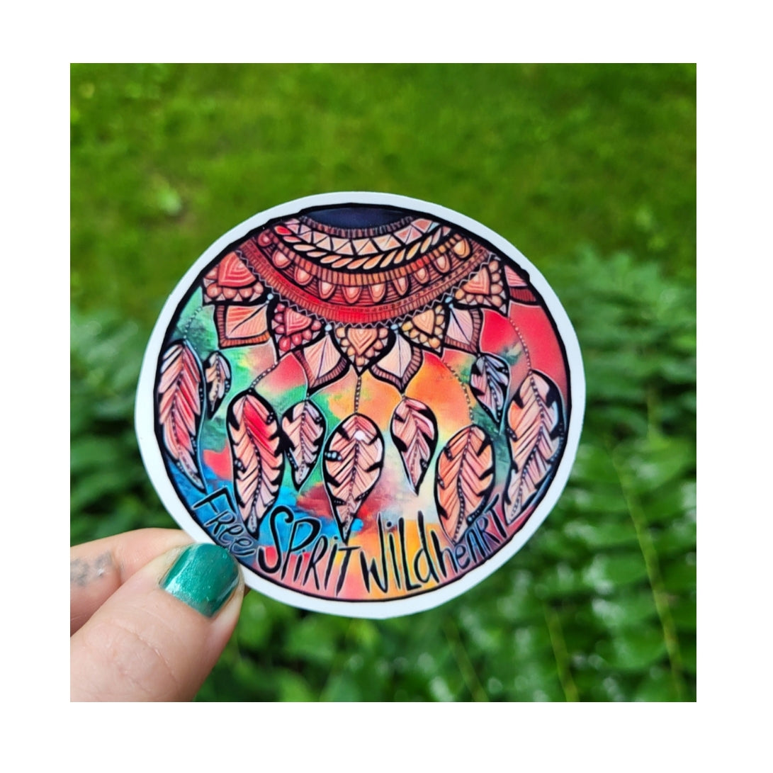 Free Spirit Wild Heart Sticker