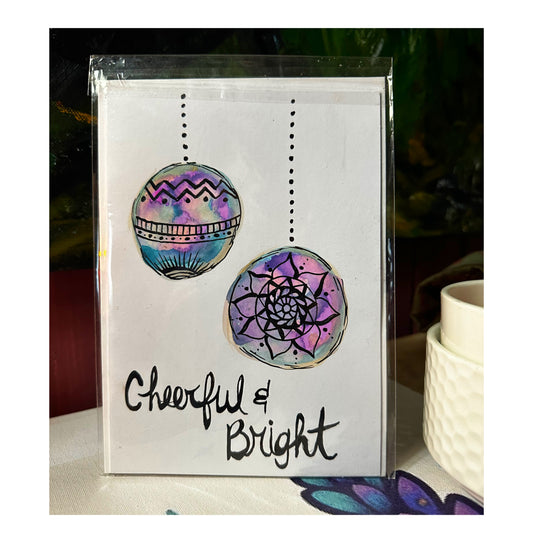 Cheerful & Bright greeting card