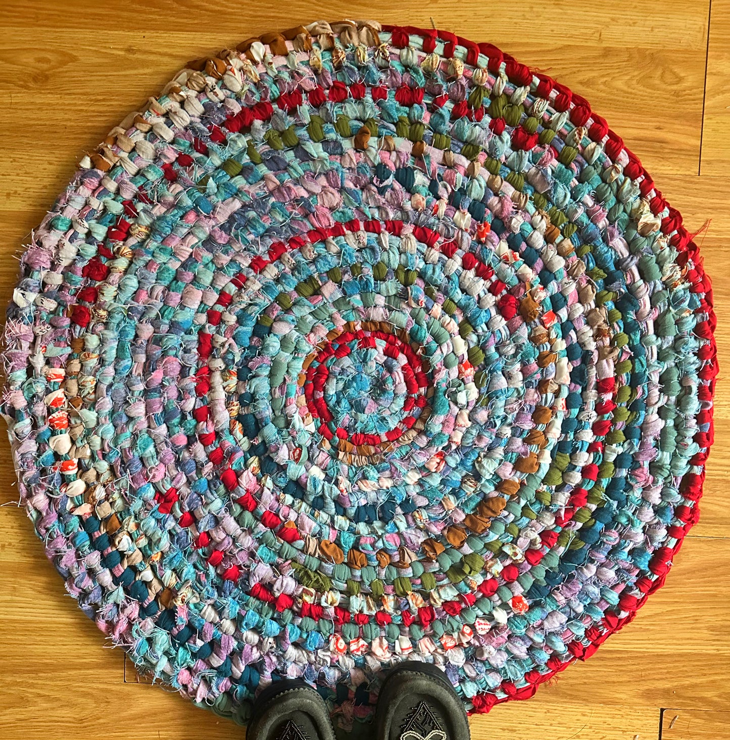 Amish Knot Rag Rug