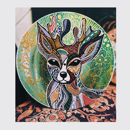 Rainbow Runner Deer Vinyl Record