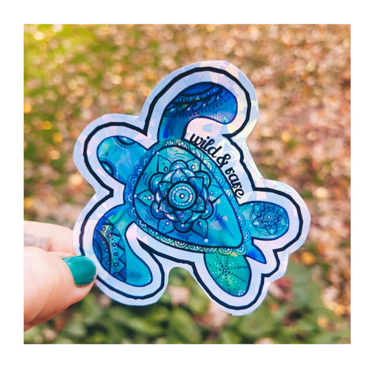 Sea Turtle Wild & Rare Sticker