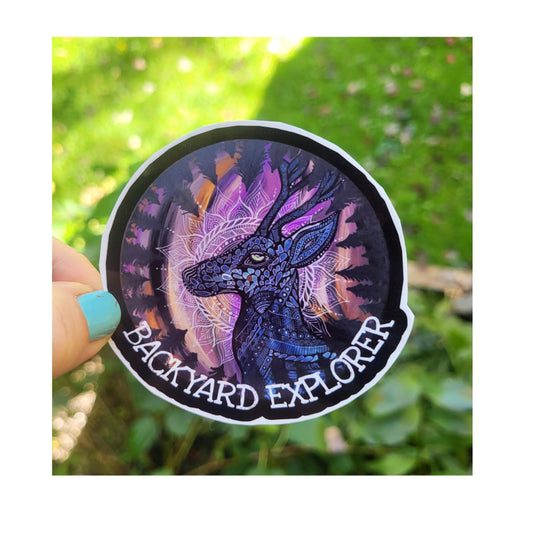 Backyard Explorer Sticker