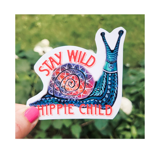 Stay Wild Hippie Child Sticker