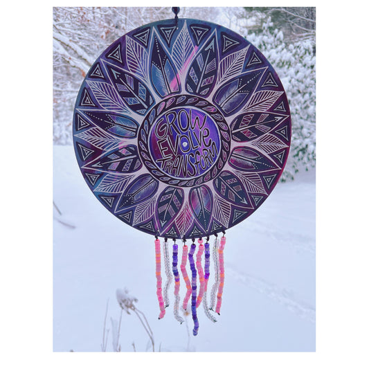 Grow Evolve Transform Beaded Vinyl Record