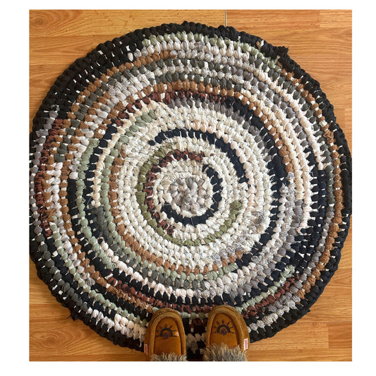 Neutrals Amish Knot Rag Rug