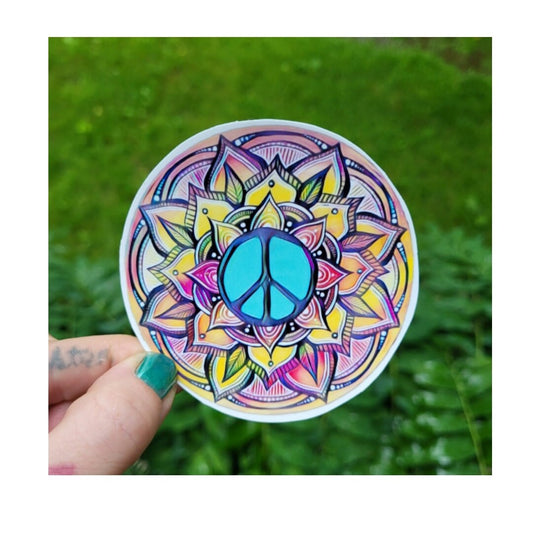 Peace Mandala Sticker