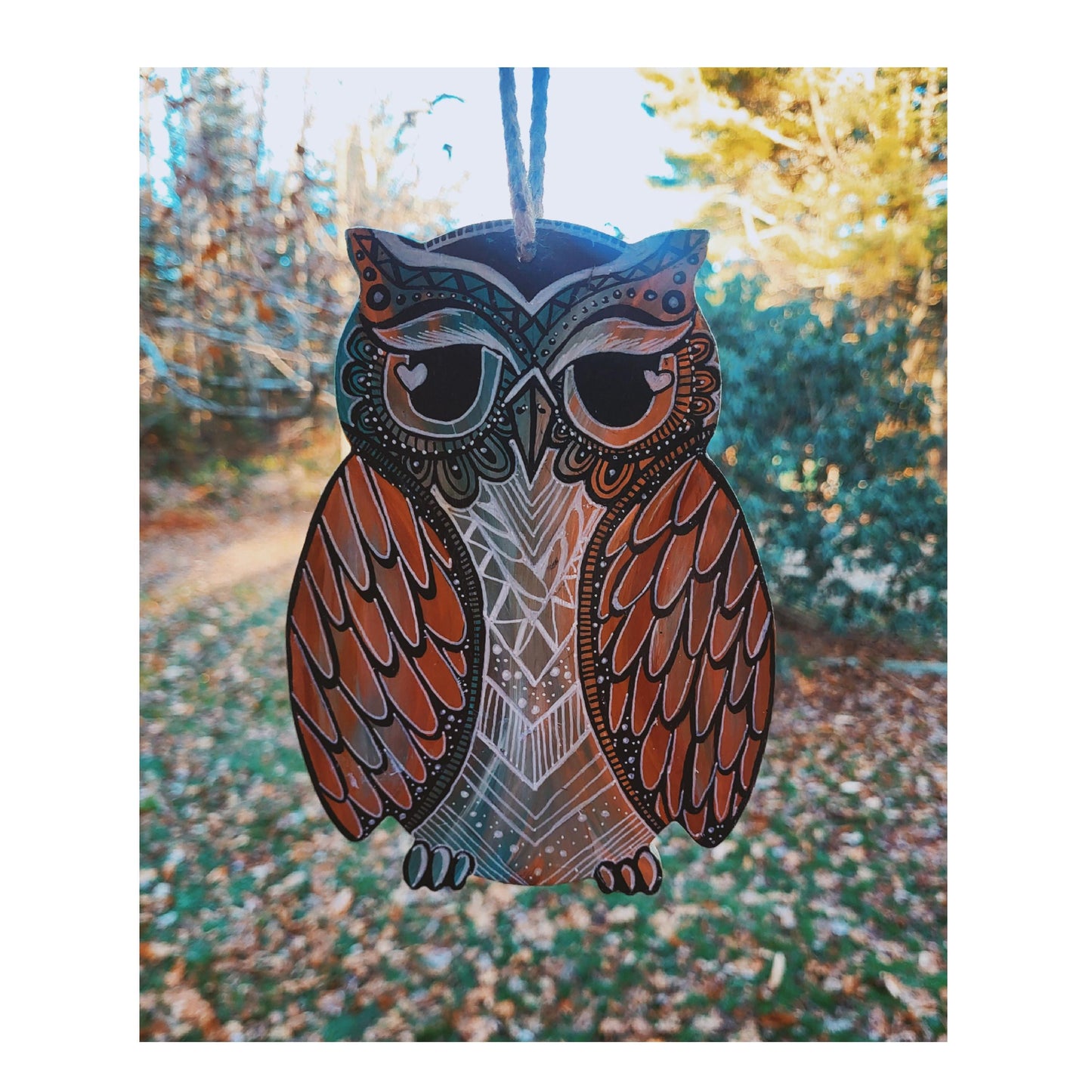 Wooden Owl Wall Hanging