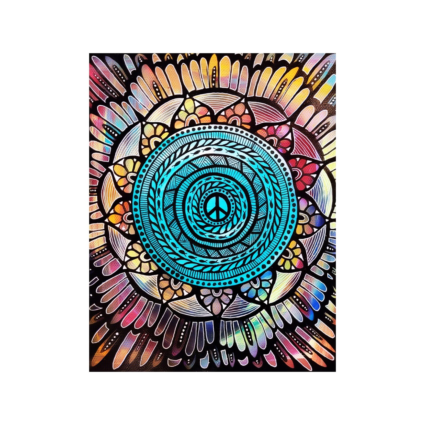 Peace Mandala Art Print