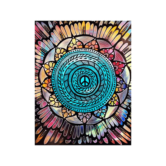 Peace Mandala Art Print