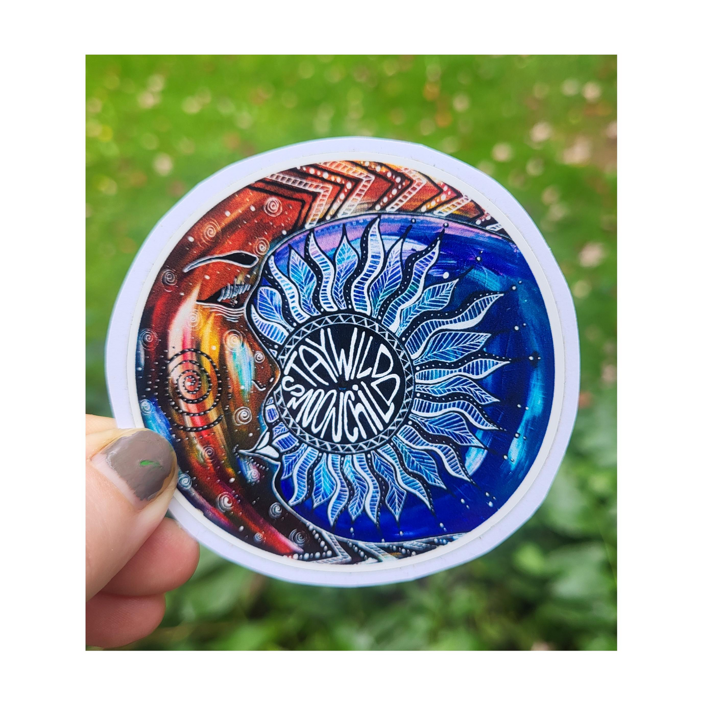 Stay Wild Moon Child Sticker