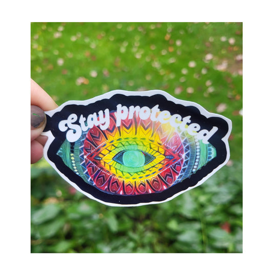 Stay Protected Sticker