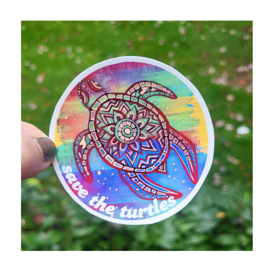 Save The Turtles Sticker